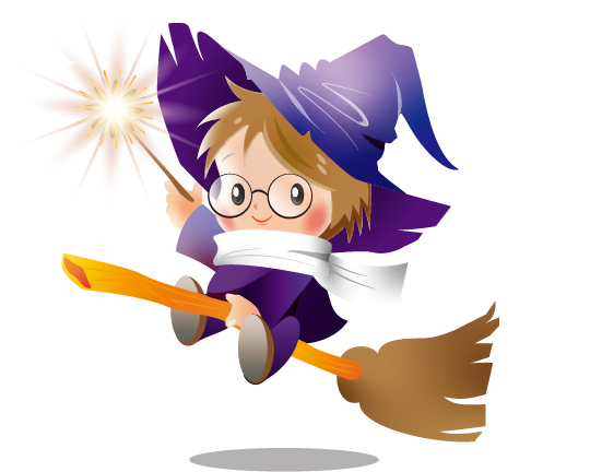 哈利找伯樂吉祥物：一隻穿著魔法師長袍的貓頭鷹